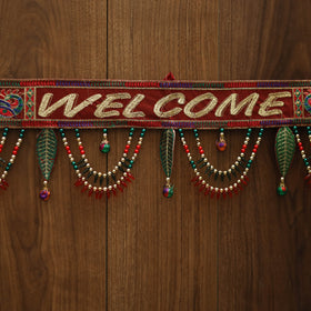 Handmade bead work kutch embroidery toran 23 - handcrafted