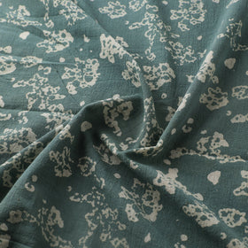 Green - Authentic Kutch Hand Block Batik Print Pure Handwoven Natural Dyed Kala Cotton Fabric 56