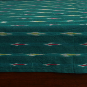 Pochampally Ikat with Bagh Patch Cotton Double Bedsheet Set (108 x 90 in) 02