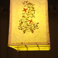 Flower Art Work Hanging Lamp Shade