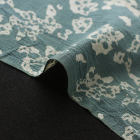 Green - Authentic Kutch Hand Block Batik Print Pure Handwoven Natural Dyed Kala Cotton Fabric 56