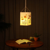 Cosmos Flower Art Work Hanging Lamp Shade