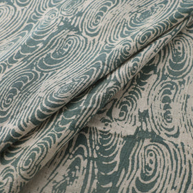 Green - Authentic Kutch Hand Block Batik Print Pure Handwoven Natural Dyed Kala Cotton Fabric 57