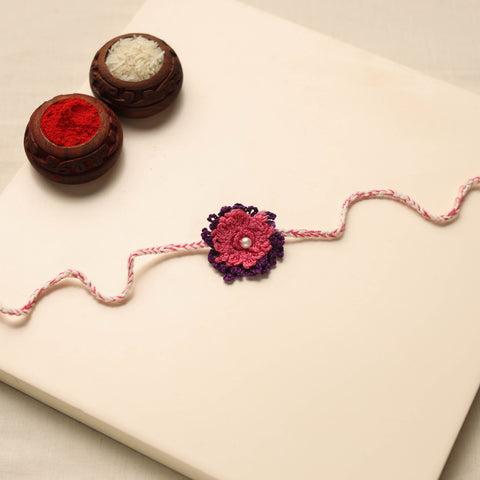 Handmade Crochet Work Rakhi