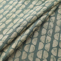 Green - Authentic Kutch Hand Block Batik Print Pure Handwoven Natural Dyed Kala Cotton Fabric 52