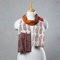  Multicolor Bagh Block Printed Patchwork Cotton Stole