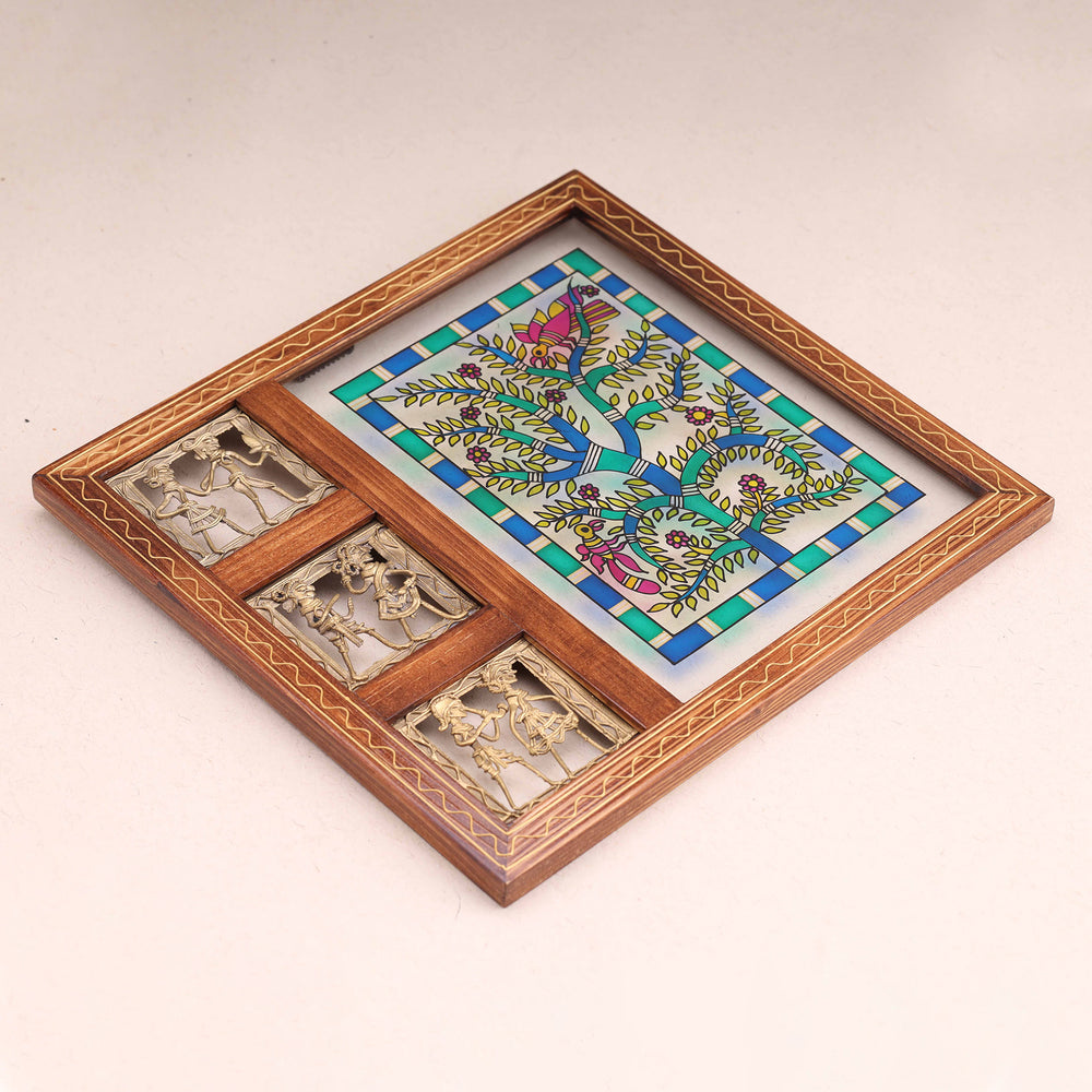 Tarucchaya - The Madhubani Tree of Life Wall Art Frame