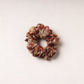   Kalamkari Block Printed Cotton Elastic Rubber Band/Scrunchie 