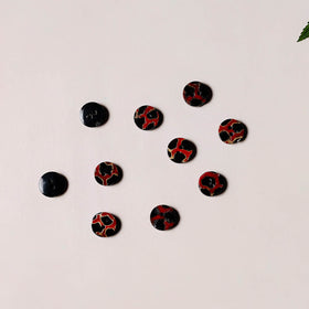 1.2cm hand carved horn clothing button (set of 10) 10