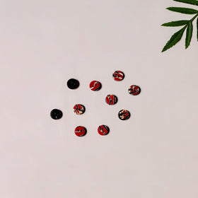 1.2cm hand carved horn clothing button (set of 10) 12