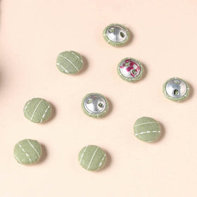  Buttonbaaz Handmade Fabric Button Small 