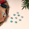  Buttonbaaz Handmade Fabric Button Small 