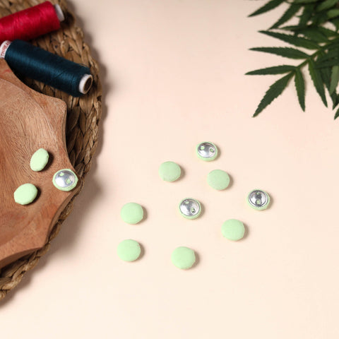  Buttonbaaz Handmade Fabric Button Small 