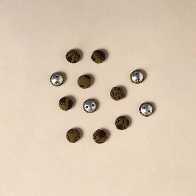  Handmade Fabric Button Small