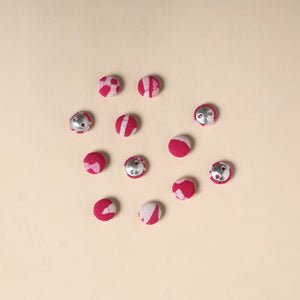  Handmade Fabric Button Small