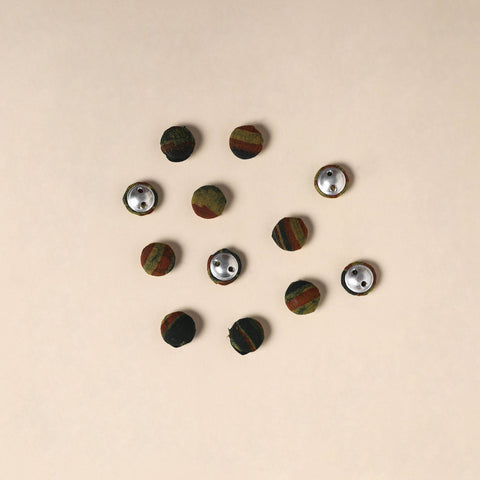  Handmade Fabric Button Small