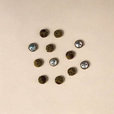  Handmade Fabric Button Small