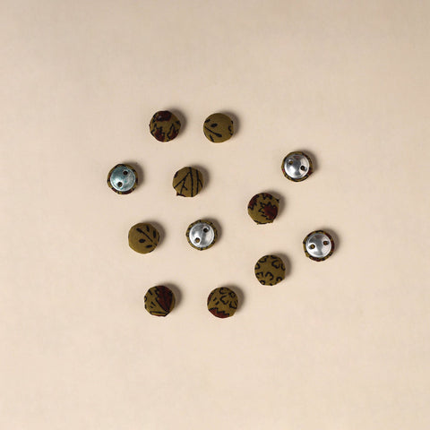  Handmade Fabric Button Small