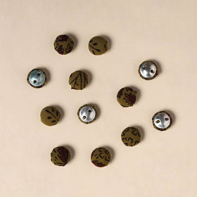  Handmade Fabric Button Small