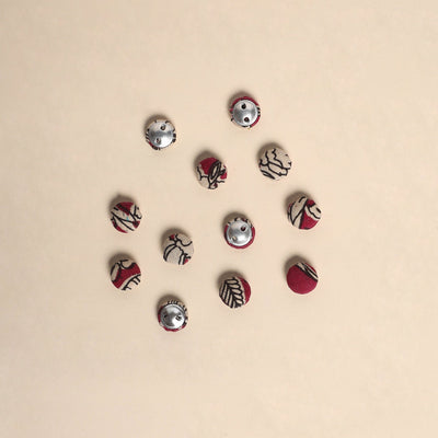  Handmade Fabric Button Small