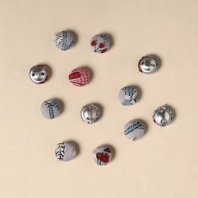  Handmade Fabric Button Small