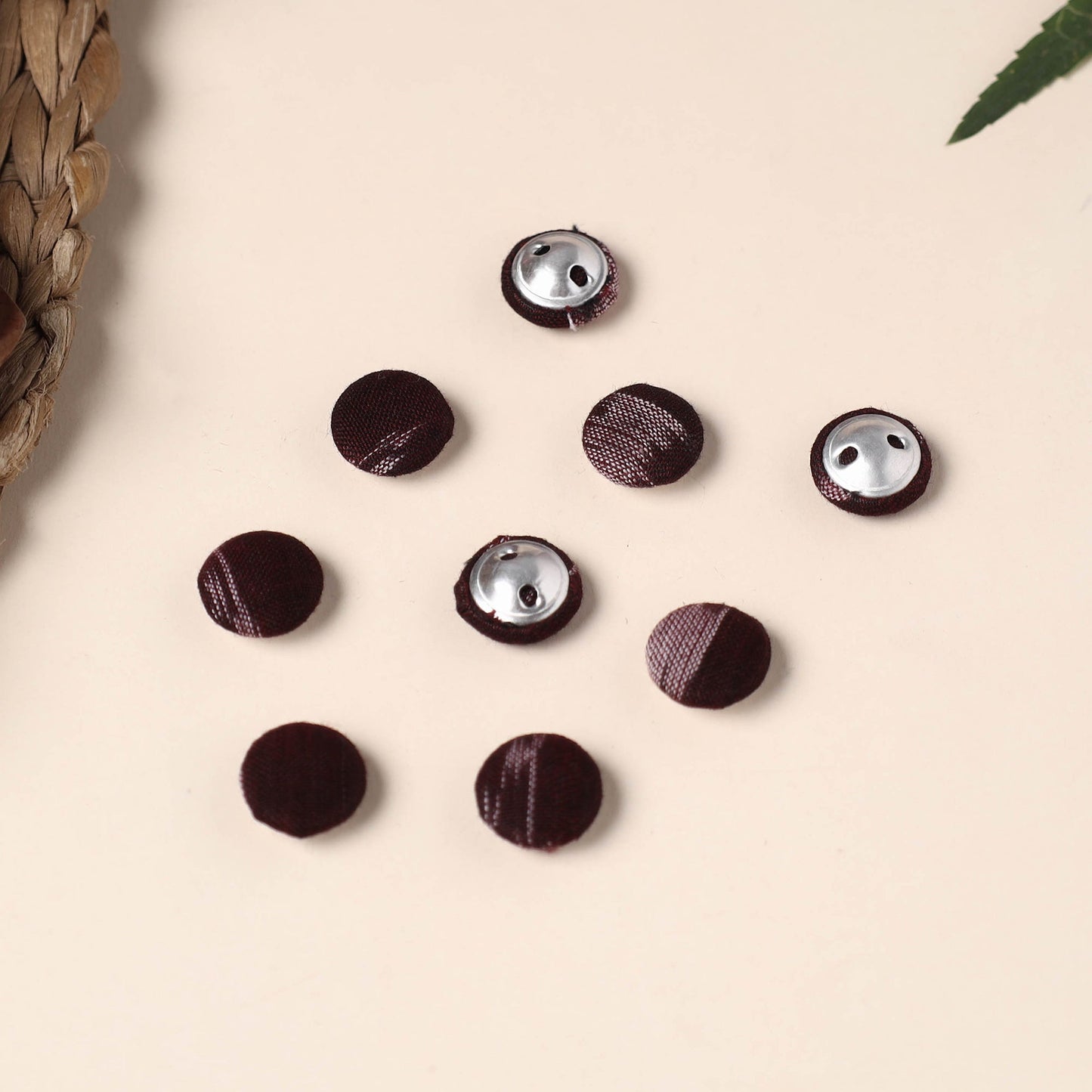  Buttonbaaz Handmade Fabric Button Small 