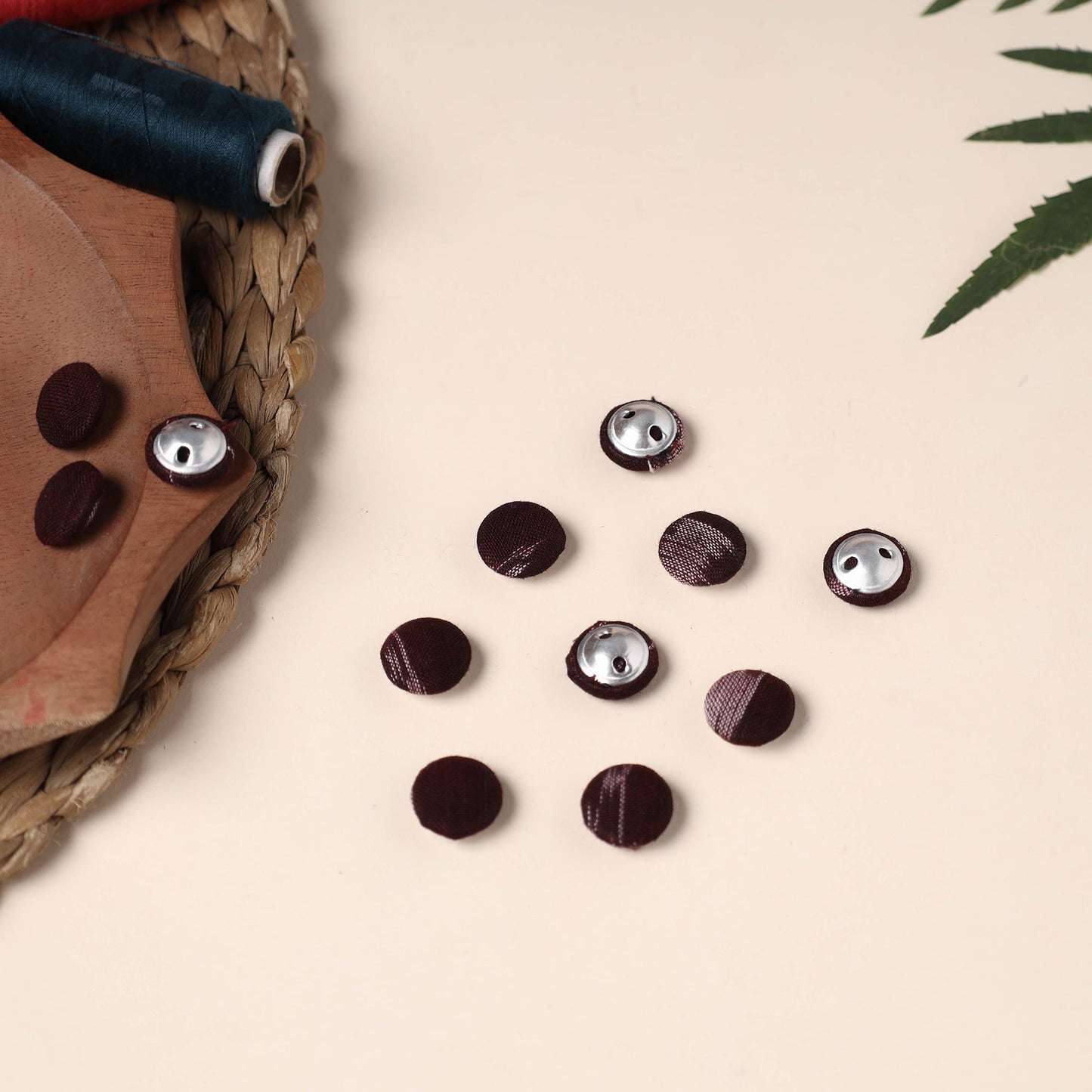  Buttonbaaz Handmade Fabric Button Small 