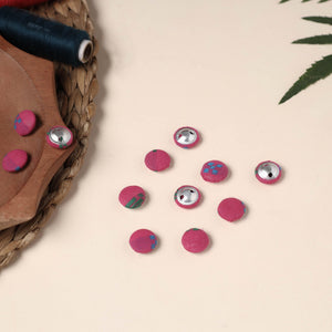  Buttonbaaz Handmade Fabric Button Small 