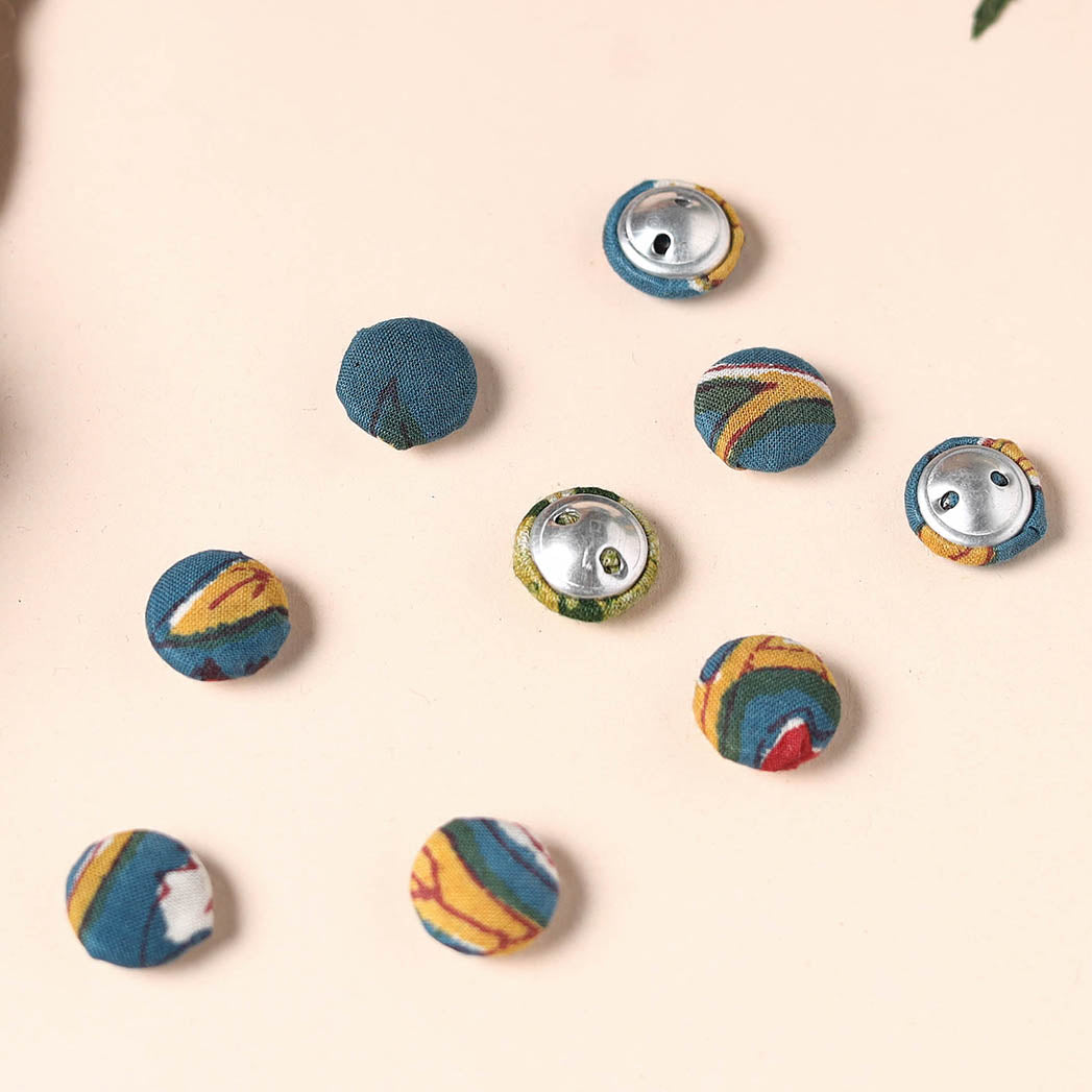  Buttonbaaz Handmade Fabric Button Small 