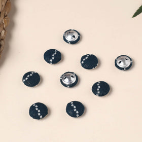  Buttonbaaz Handmade Fabric Button Small 