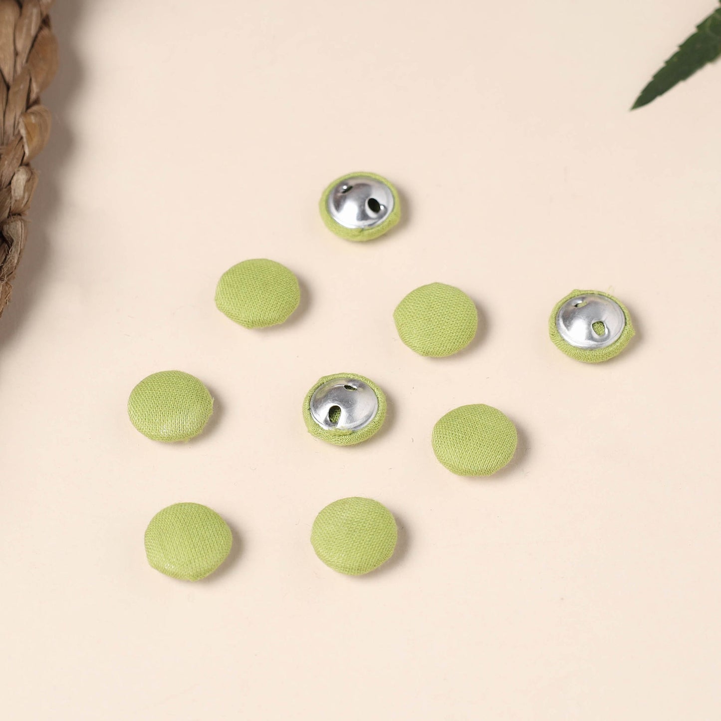  Buttonbaaz Handmade Fabric Button Small 