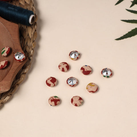  Buttonbaaz Handmade Fabric Button Small 