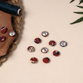  Buttonbaaz Handmade Fabric Button Small 