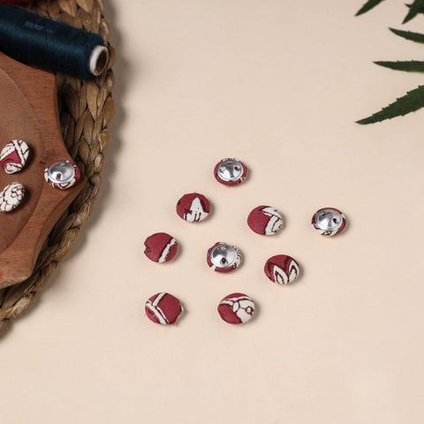  Buttonbaaz Handmade Fabric Button Small 