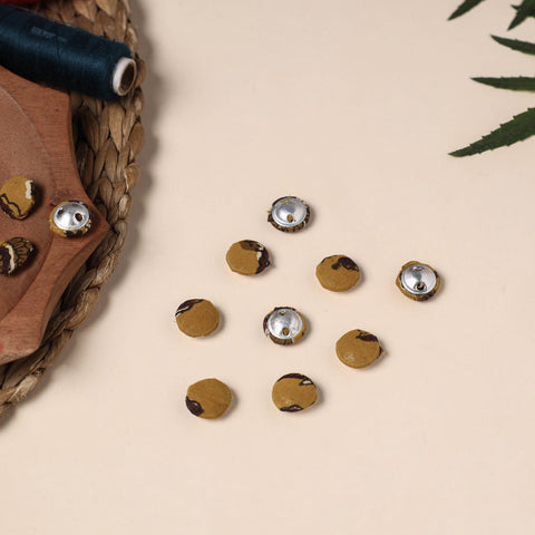  Buttonbaaz Handmade Fabric Button Small 