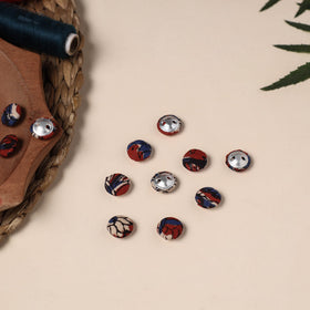  Buttonbaaz Handmade Fabric Button Small 