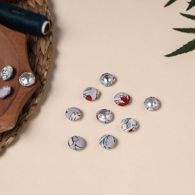  Buttonbaaz Handmade Fabric Button Small 