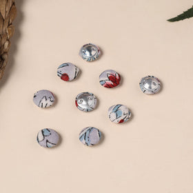  Buttonbaaz Handmade Fabric Button Small 