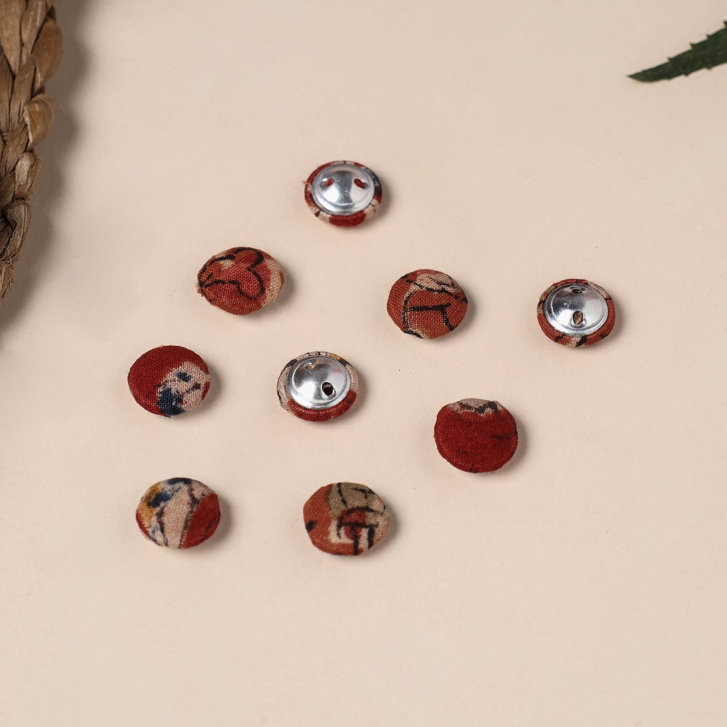  Buttonbaaz Handmade Fabric Button Small 