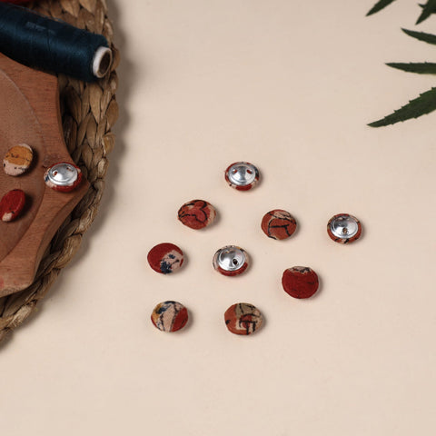  Buttonbaaz Handmade Fabric Button Small 