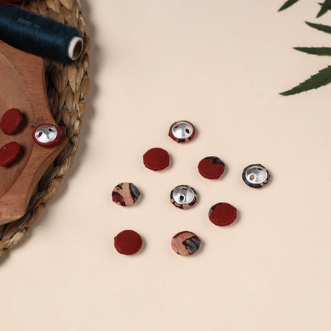  Buttonbaaz Handmade Fabric Button Small 