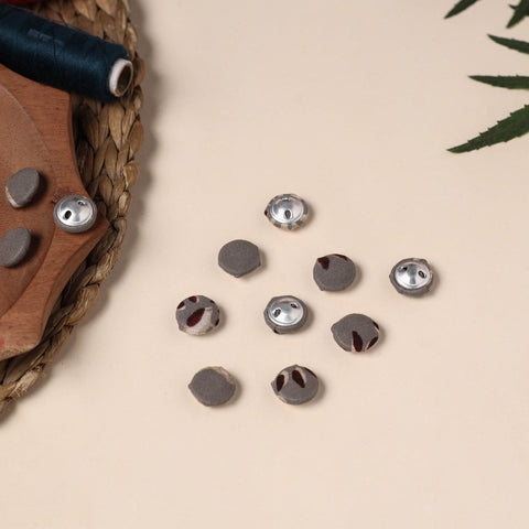  Buttonbaaz Handmade Fabric Button Small 