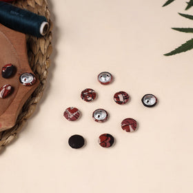  Buttonbaaz Handmade Fabric Button Small 