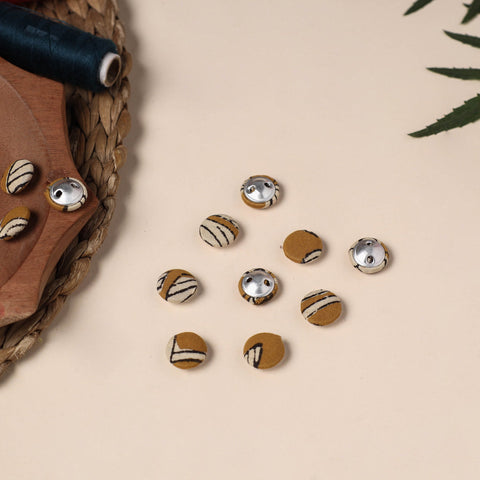  Buttonbaaz Handmade Fabric Button Small 