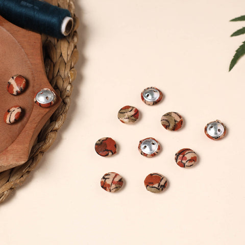  Buttonbaaz Handmade Fabric Button Small 