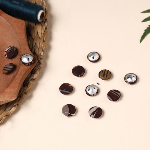  Buttonbaaz Handmade Fabric Button Small 