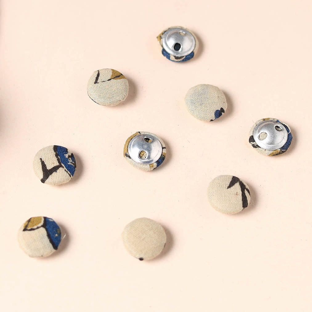  Buttonbaaz Handmade Fabric Button Small 