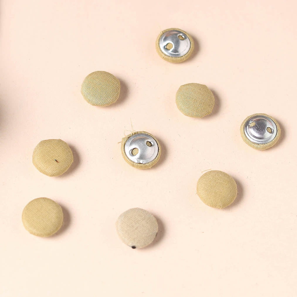  Buttonbaaz Handmade Fabric Button Small 