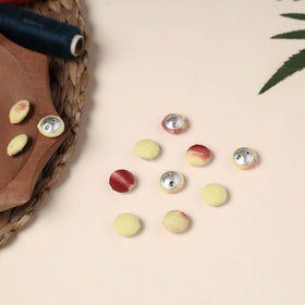  Buttonbaaz Handmade Fabric Button Small 