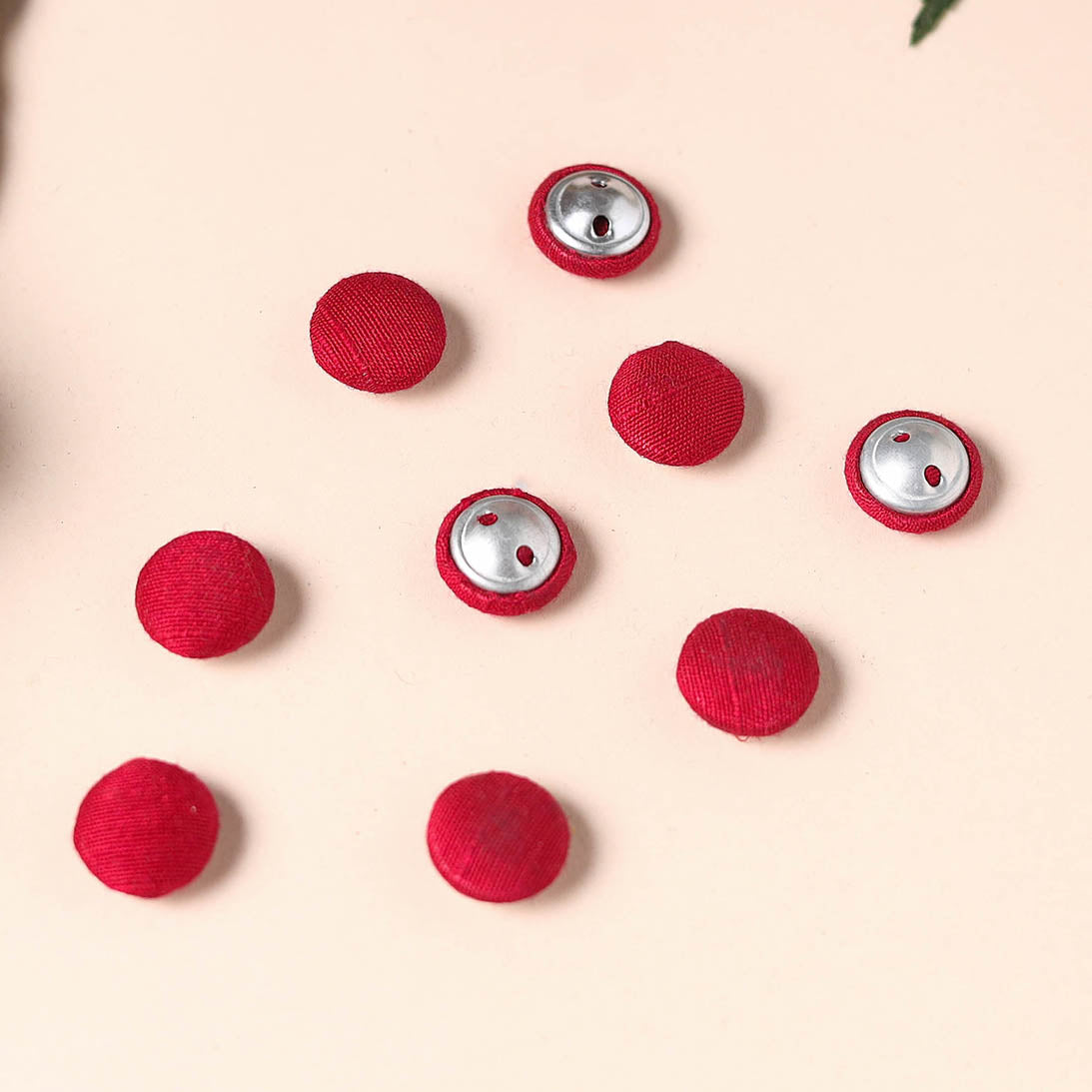  Buttonbaaz Handmade Fabric Button Small 